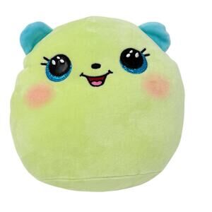 TY Squish A Boo Clover The Bear Mint Green Soft Plush Pillow Stuffed Toy 10 Inch